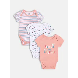 MINI KLUB Boys Pack Of 3 Printed Bodysuit-picture-35