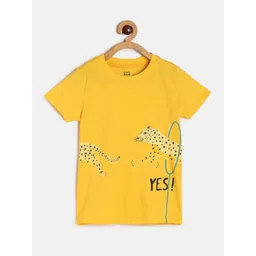 MINI KLUB Boys Printed Pure Cotton T-shirt-picture-22