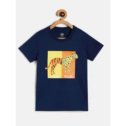 MINI KLUB Boys Printed Pure Cotton T-shirt-picture-27