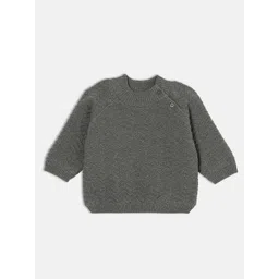 MINI KLUB Boys Self Design Round Neck Long Sleeves Chevron Pullover-picture-52