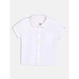 MINI KLUB Boys Solid Cotton Half Sleeves Shirt-picture-52