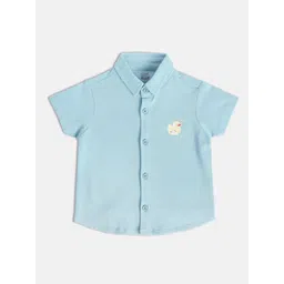 MINI KLUB Boys Standard Spread Collar Opaque Casual Cotton Shirt-picture-58