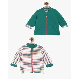 mini klub Boys Striped Zip-Front Cotton Jacket-picture-10