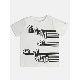 MINI KLUB Boys Typography Printed Cotton T-shirt-picture-55