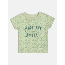 MINI KLUB Boys Typography Printed Pure Cotton Applique T-shirt-picture-27