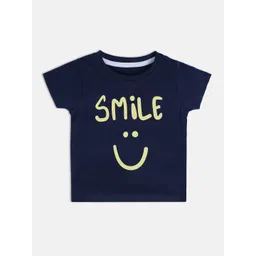 MINI KLUB Boys Typography Printed Pure Cotton T-shirt-picture-10