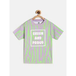 MINI KLUB Boys Typography Printed Pure Cotton T-shirt-picture-21