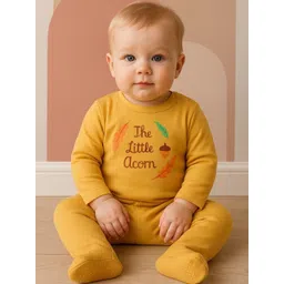 MINI KLUB Boys Typography Printed Sleepsuit-picture-26