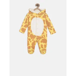 MINI KLUB Boys Yellow Printed Sleepsuit-picture-23