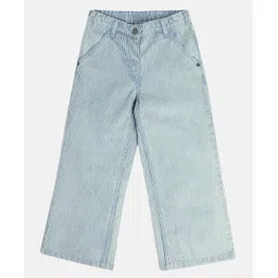 MINI KLUB Cotton Denim Striped Jeans - Blue-picture-17