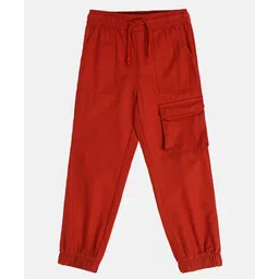 MINI KLUB Cotton Woven Solid Pant - Red-picture-23