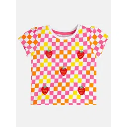 MINI KLUB Girls Checked Cotton Top-picture-17