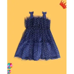 mini klub Girls Embellished Strappy Fit & Flare Dress-picture-15