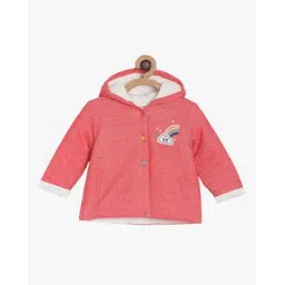 mini klub Girls Embroidered Hooded Jacket-picture-30