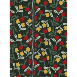 MINI KLUB Girls Floral Printed Round Neck Lightweight Tailored Jacket image 3