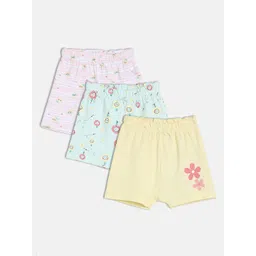 MINI KLUB Girls Floral Printed Shorts-picture-36