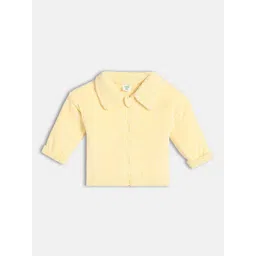 MINI KLUB Girls Mock Collar Tailored Jacket With Patchwork-picture-28