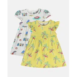 mini klub Girls Pack of 2 Printed Fit & Flare Dresses-picture-23