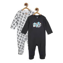 MINI KLUB Girls Pack of 2 Printed Sleepsuit-picture-20
