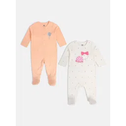 MINI KLUB Girls Pack of 2 Printed Sleepsuit-picture-21