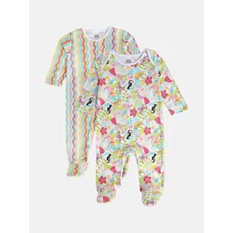 MINI KLUB Girls Pack of 2 Printed Sleepsuit-picture-24