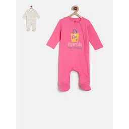 MINI KLUB Girls Pack of 2 Printed Sleepsuits-picture-26