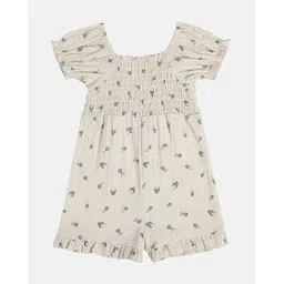 mini klub Girls Printed Square-Neck Rompers-picture-15