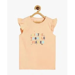 mini klub Girls Typographic Print Relaxed Fit Cotton Top-picture-11