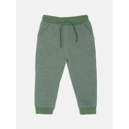 MINI KLUB Green Boys Green Self-Design Joggers-picture-42