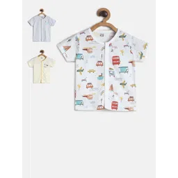 MINI KLUB Infant Boys Pack Of 3 Pure Cotton Jhablas-picture-30