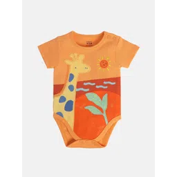 MINI KLUB Infants Boys Cotton Half Sleeves Bodysuits-picture-31