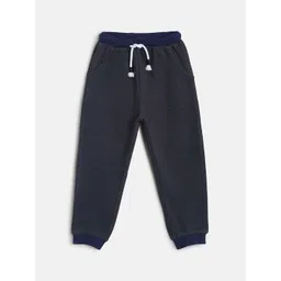 MINI KLUB Infants Boys Navy Blue textured Joggers image 1