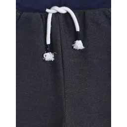 MINI KLUB Infants Boys Navy Blue textured Joggers image 3