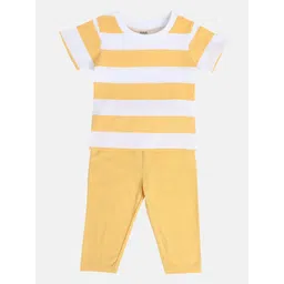 MINI KLUB Infants Boys Pack Of 2 Striped Pure Cotton Clothing Set-picture-50