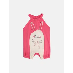 MINI KLUB Infants Girls Printed Pure Cotton Rompers-picture-15