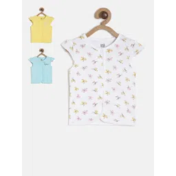 MINI KLUB Infants Pack of 3 Round Neck Jhablas 92IEGFV1405-picture-41