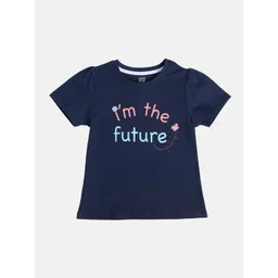 MINI KLUB Kids-Girls Printed Pure Cotton Top-picture-41