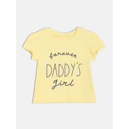 MINI KLUB Kids-Girls Typography Print Cotton Top-picture-27