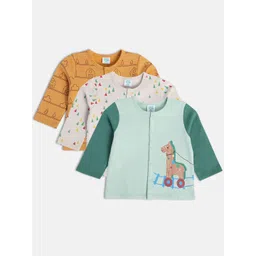 MINI KLUB Pack Of 3 Boys Printed Round Neck Cotton T-shirts-picture-43