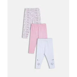 mini klub Pack of 3 Printed Leggings with Elasticated Waist-picture-39