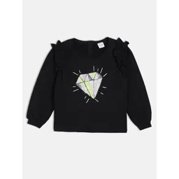 MINI KLUB Print Puff Sleeve Cotton Top-picture-22