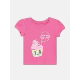 MINI KLUB Print Puff Sleeve Cotton Top-picture-10