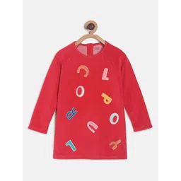 MINI KLUB Red Printed Jumper Dress-picture-36