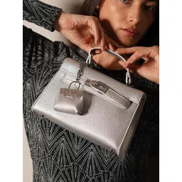 MINI WESST PU Structured Sling Bag with Cut Work-picture-32