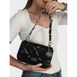 MINI WESST PU Structured Sling Bag with Tasselled-picture-23