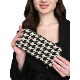 MINI WESST White & Black Printed Wallet-picture-13