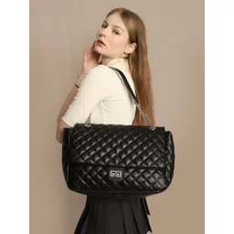 MINI WESST Women Textured Swagger Shoulder Bag-picture-27