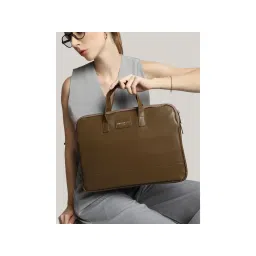 MINI WEST LONDON Brown Burbon Whiskey Laptop Bag with Pouch-picture-24