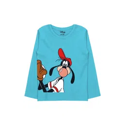 Minicult Boys Graphic Goofy Printed Round Neck Cotton Casual T-shirt-picture-16