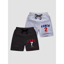 Minicult Boys Pack Of 2 Printed Shorts-picture-25